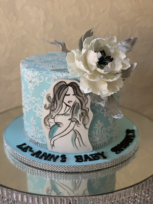 Mommy to Bee, Baby Shower Cake (20cm)